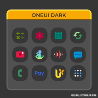 OneUI Dark- Icon Pack