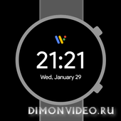 Pixel Minimal Watch Face