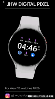 JH Watchfaces JHW Digital Pixel