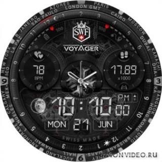 SWF Voyager Digital PRO Series Swiss Watch Face