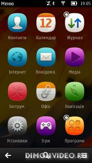 Matrixmenudata.xml v.1.1 by sawokd для Symbian ^3