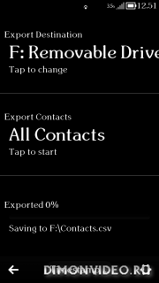 Contacts Exporter