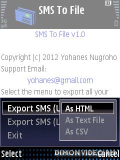 SMS To File