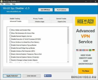 Win10 Spy Disabler
