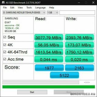 AS SSD Benchmark