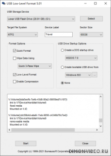 USB Low-Level Format