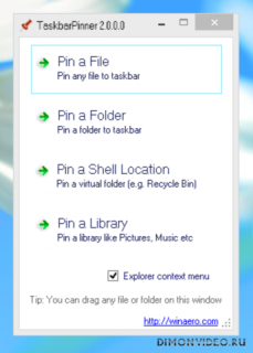 Taskbar Pinner