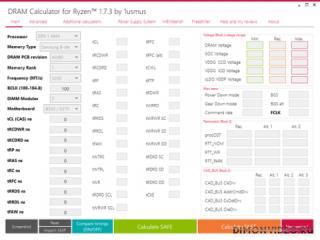 DRAM Calculator for Ryzen