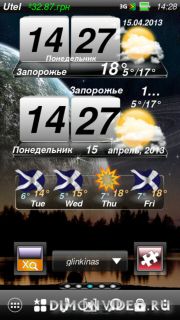 Spilicons weather for WeatherClock d13 by manua