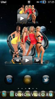 Girls music widget by mferdi