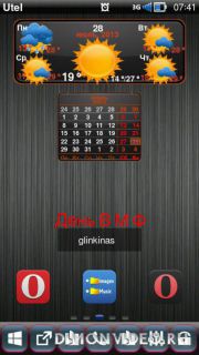 Andromenu wp cornflower blue skin by yaren dede