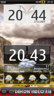 Paper Digital Clock by olegast