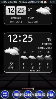 WeatherClock Clone White By Aks79&Vitan04