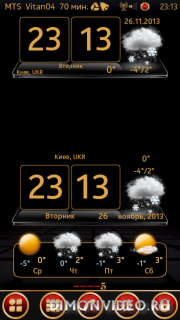 WeatherClock MIUI Gold By Aks79&Vitan04