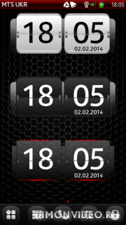 3 Digital Clocks Clone HTC LDW