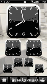 AnalogClock Lucido Black By Aks79
