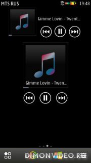 Skin Music Widget Blue by KKroto SrX