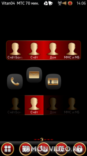 CommsLauncher Widget Gold XTRA v.2 By Vitan04