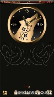 BigAnalogClock  Volk Gold