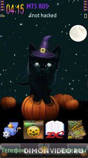 CuteHalloweenCat_By Poupi