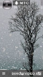 tree snowing with custom icons