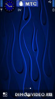 Flame Blue HD by Kallol v5
