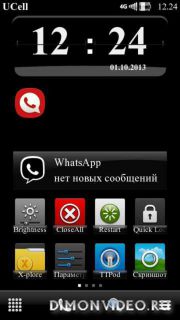 WhatsApp Toggle widget