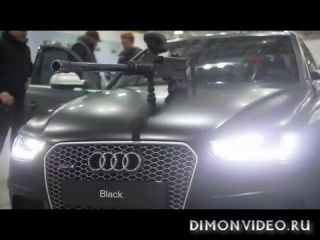 Две Audi сразились в пейнтбол